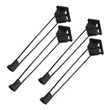 Gatuida 4pezzi Gambe Pieghevoli in Metallo Per Tavoli Mobiletti Pieghevole Portatile Gambe Forcina Per Scrivanie Supporti Per Tavoli Salvaspazio