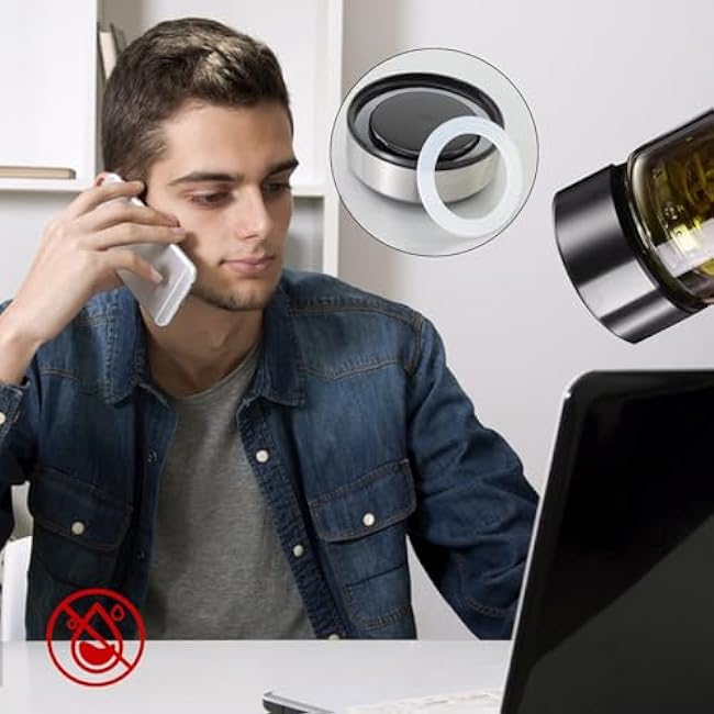 NICENEEDED 4 PCS 20 oz Replacement Rubber Lid Seals, O Shaped Resealable Lid Gaskets, Suitable for 16 and 20 Ounce Insulated Stainless Steel Tumblers