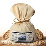 Bounty Foods Montana Sourdough Starter Set – 16 oz Artisan Bread Kit in Western-Style Burlap Bag – Wild Yeast Culture for Rustic Flavor – Pioneer-Style Baking from the American West