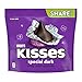 HERSHEY'S KISSES SPECIAL DARK Mildly Sweet Chocolate Candy Share Pack, 8.7 oz