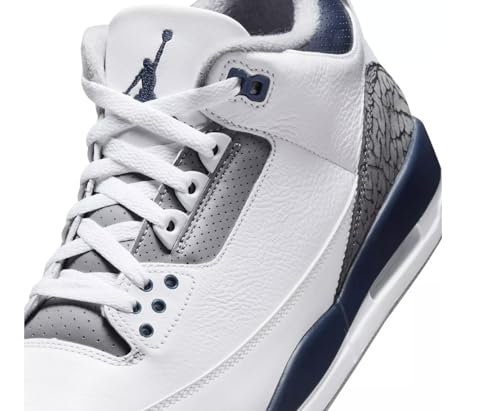 Nike Air Jordan 3 Retro White/Midnight Navy (CT8532-140) (White/Midnight Navy, US Footwear Size System, Adult, Men, Numeric, Medium, 15)3