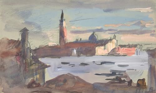 Tableaux en toile San Giorgio Maggiore par Hercule Brabazon 60x90cm