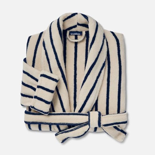 Image of Brooklinen Luxury Cotton Bath Robe, OEKO-TEX Certified, Plush & Machine Washable - Premium Turkish Plush Robes