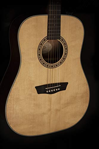 Guitare Washburn Folk Harvest D7S natural - Les Beatles, Paul McCartney, John Lennon, RIngo Starr, George Harrison Guitare Washburn Folk Harvest D7S natural – Image 7