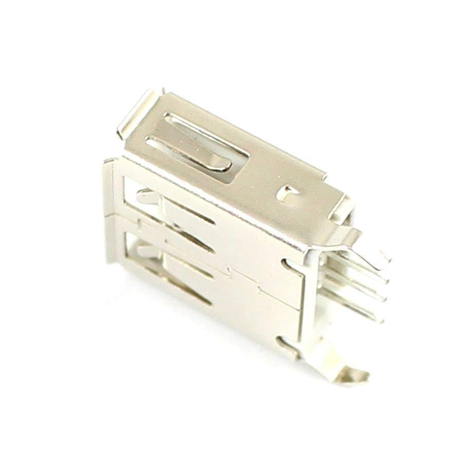 Generic 20 Pcs USB Female 4Pin Type-A DIP Socket Connector 13.0