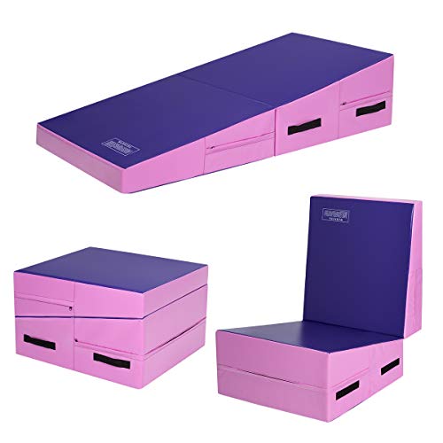 GYMAX Incline Gymnastics Mat, 60