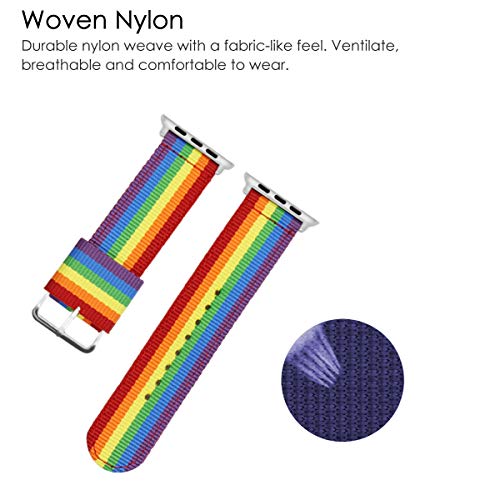 ESTUYOYA Correa Pride compatible con Apple Watch 49mm 46mm 45mm 44mm 42mm 41mm 40mm 38mm - Image 4