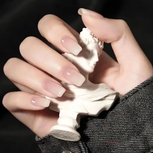 BHIDENAW ネイルチップ ショート 24枚入 人気 和風 かわいい シンプル おしゃれ 成人式 結婚式 パーティー 日常生活に使用できます 花嫁ネイル 光沢 つけ爪 両面テープ ウッドスティック ネイルファイル付き (若々しさ-Z11, M)