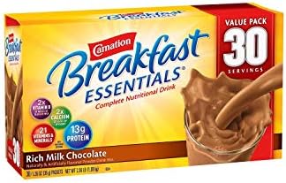 Breakfast Essentials Nutritional Drink, Chocolate 30 ct. A1f