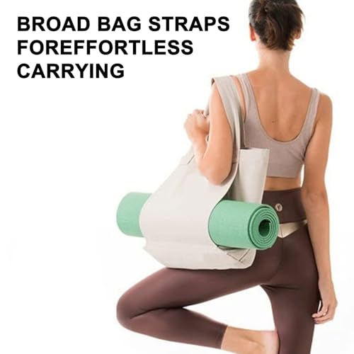 CMANLNYK Yoga Mat Bag - Large Capacity Sport Gym Bag Womens, Can Placement of Thick Yoga Pilates Mat, Essential Items for Womens Gym Set - Image 5