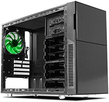 Deep Silence 4 Mini Tower M-ATX Case for Compact PC with Space For Full Size GPU, Black