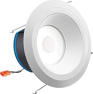 Juno Lighting 6-Inch Juno AI Smart Light Color Temperature Tunable LED Retrofit Recessed JBL Speaker Downlight, Wi-Fi Capable, Alexa Compatible, 1000 Lumen, White