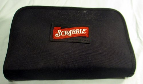Scrabble Crossword Game Folio Travel Edition - Includes Zippered Storage Case