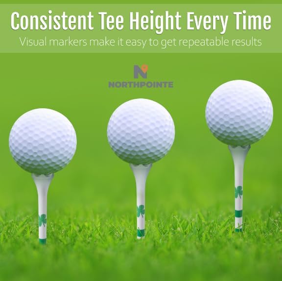 Miniatura 6 de NorthPointe Juego de 50 camisetas de golf de plástico, incluye (40 unidades) camisetas de golf de plástico de 3 pulgadas + (10 unidades) 1