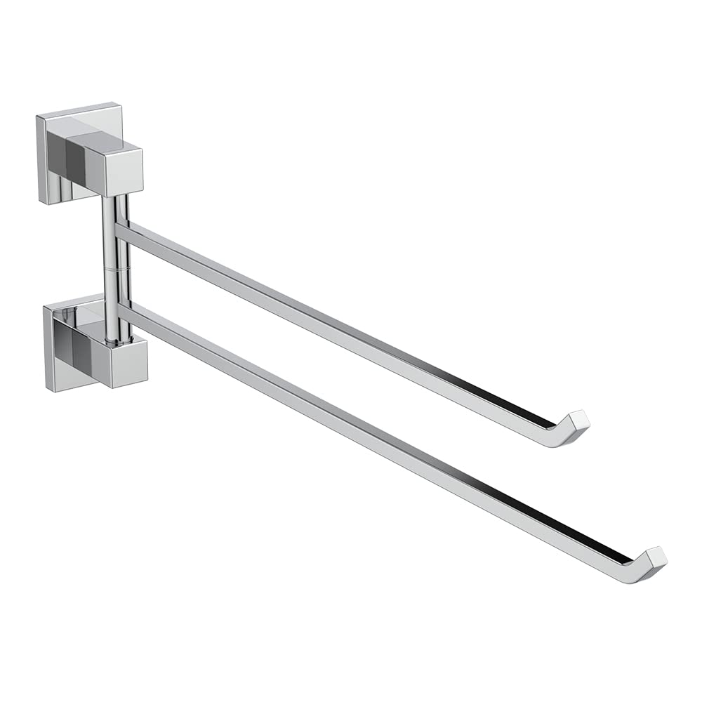 Porte serviette Ideal Standard IOM Square chic double barre chromée