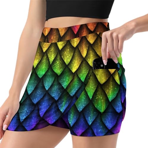 Skort de sport athlétique femme pour le tennis et le fitness estival