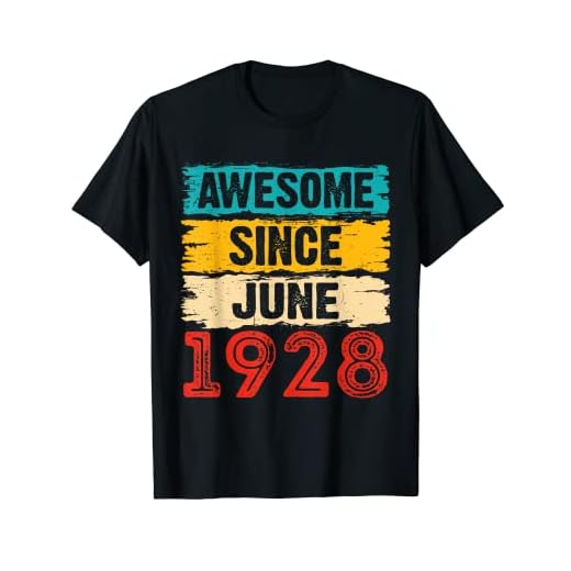Regalos de 95 años impresionantes desde junio de 1928 Camiseta