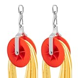 Cable Pulley - Low Voltage, Network Cable Installation Pulley, Wire Pulling Tools for Cat5e & 6, Coax, Fire Alarm, Access Control & Audio Cable | 2 Pack