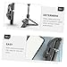 Tofficu 1 Set Shakeproof Selfie Stick Tripod Durable Hand Held Phone Stabilizer for Live Streaming Rotation Automatic Balance Compatible with All Smartphones Black