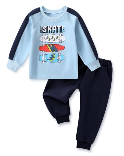 YALLET Baby Boy Skateboard Sweatsuit