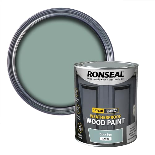 Ronseal 38792 10 Year Weatherproof Paint, Duck Egg...