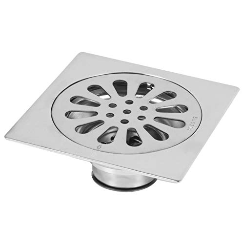 Candeon Floor Drain - Thick Stainless Steel Square Anti‑Odor Bathroom Floor Drain Cover Waste Gate Shower Drainer(2) - Image 3