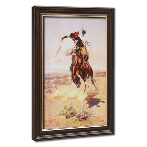 Toile A Bad Hoss Charles Marion Russell pour décoration salon et bureau