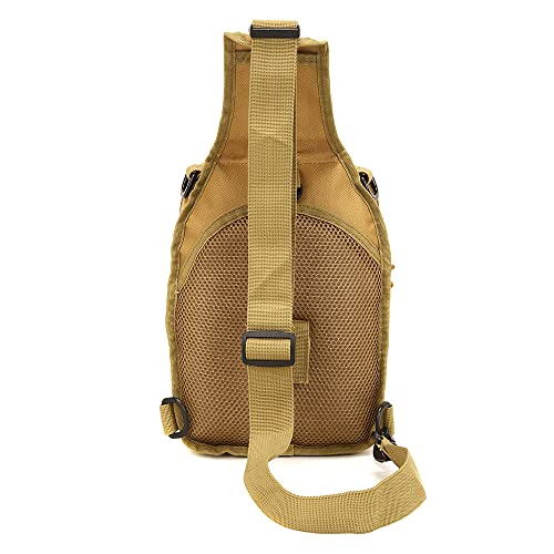 Otdseeker Tactical Sling Bag,Tactical Backpack For Men,Military Edc Bagpack,Mens Shoulder Bag,Daily Sports Bag For Men (Khaki) #TOP5