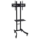 Approx Soporte DE PIE con Ruedas APPST05 para Pantallas DE 30-55' (76-139CM) Peso Maximo 40KG VESA Maximo 600X400 Negro