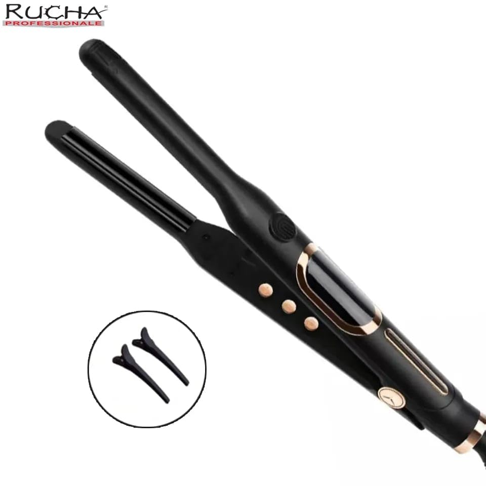 Plancha para cabello corto con placas de titanio miniatura 3