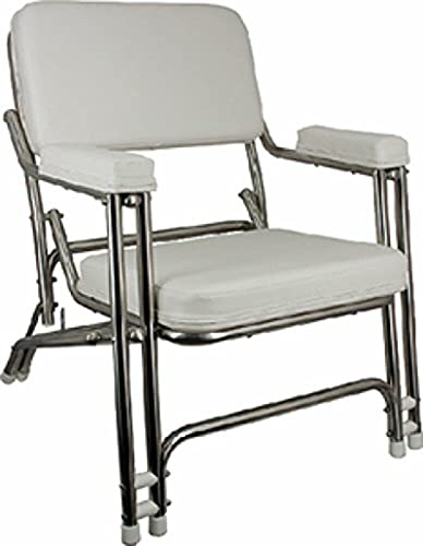 Springfield Marine Classic Folding Deck Chair, Stainless Steel