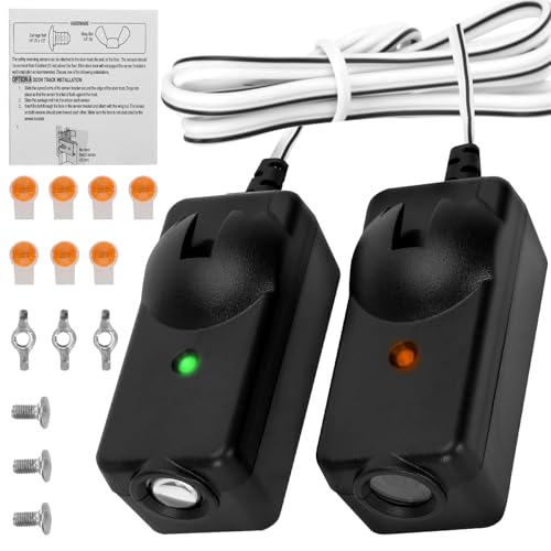 Upgrade 41A5034 Garage Door Safety Sensor Replacement for Chamberlain LiftMaster Craftsman Openers Made After 1997, Replace G801CB-P, 801CB, 2610459, 041‑0136, No Bracket