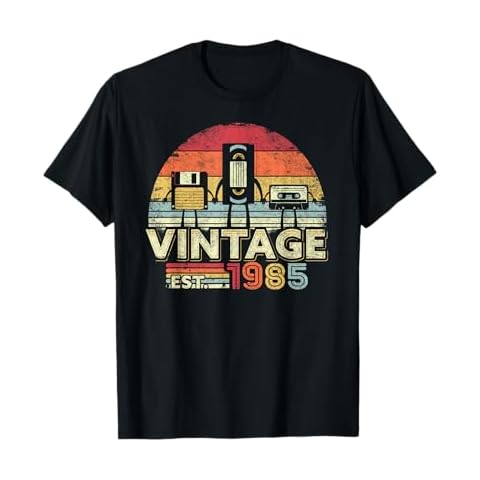 1985 Birthday Vintage T-Shirt Retro Vintage Tee T-Shirt Cover