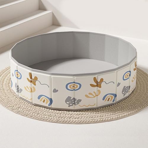 Klappbarer Hundepool,Faltbare Hundebadewanne - rutschfeste Badewanne & Planschbecken Für Drinnen & Draußen, Sommer Wasserspiel & Gartenspaß