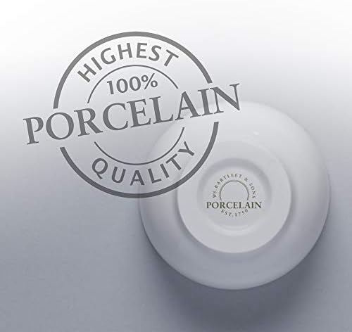 WM Bartleet & Sons 1750 T364 Traditional Porcelain Mini Mortar & Pestle, Herb and Spice Grinder 7cm  White