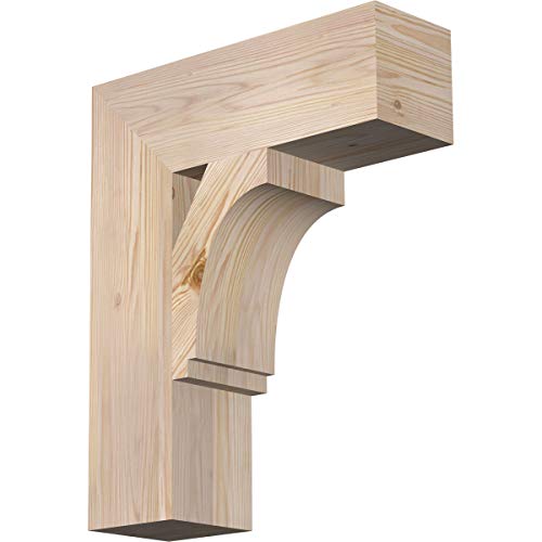 5 1/2"W x 18"D x 22"H Imperial Block Smooth Bracket, Douglas Fir