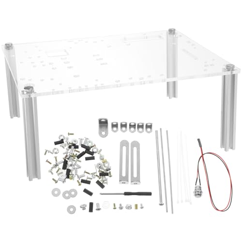 Chasis Abierto para PC en Aleación de Aluminio Macizo y Acrílico
