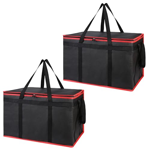 Sac a pizza isotherme robuste et impermeable avec isolation thermique longue duree