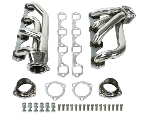 Stainless Steel Performance Exhaust Header Manifold For 260 289 302 V8 1964-1977 Ford Mustang Maverick Fairlane Falcon, Mercury Cougar Comet 260 289 302 V8