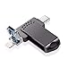 Produktbild WuZhong FMultifunktions-USB-Stick 3 in 1 USB-Flash-Laufwerk, rotierendes Apple-Mobiltelefon USB-Flash-Laufwerk USB-Flash-Laufwerk des Typs C für Mobiltelefone Speichererweiterung