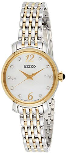 Montre femme Seiko SRZ522P1 quartz en acier bicolore argent et or