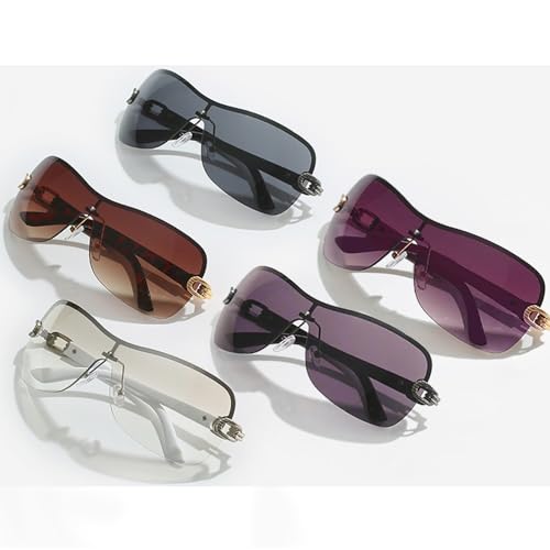 OPTOFENDY Y2K Sunglasses for Women Men, Trendy Sunglasses Men Women2