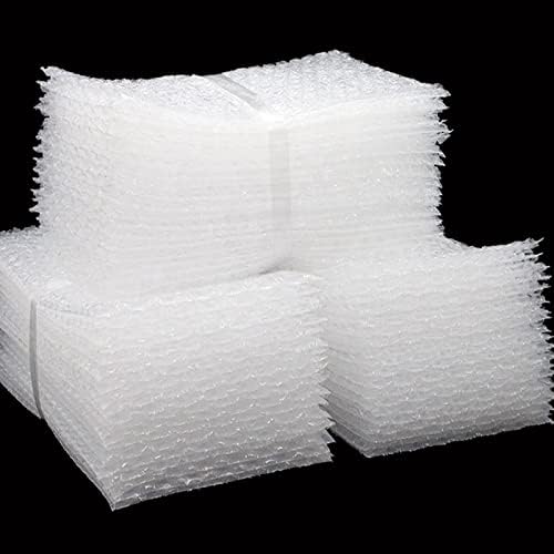 EPHECH 50PCS 6" x 10" Bubble Out Bag Pouches, Self-Seal Clear Bubble Cushioning Wrap Bag, Double Wall Shockproof Bubble Pouches Bag Protective Storage Bag for Moving, Shipping, Packing and Storage
