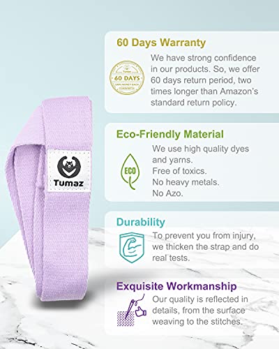 Tumaz Yoga Mat Strap [Mat Not Included] (15+ Colors, 2 Sizes Options) With Extra Thick, Durable And Comfy Delicate Texture | The Must-Have Multi-Purpose Strap/Carrier For Your Yoga Mat, Exercise Mat #TOP7