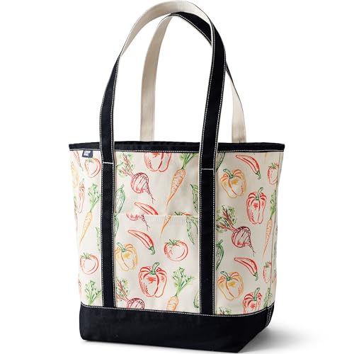 Image of Lands' End Open Top Canvas Tote Bag