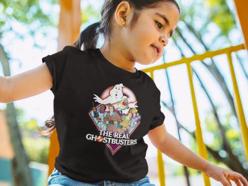 Real Ghostbusters Realgb Black Youth T-Shirt Tee3