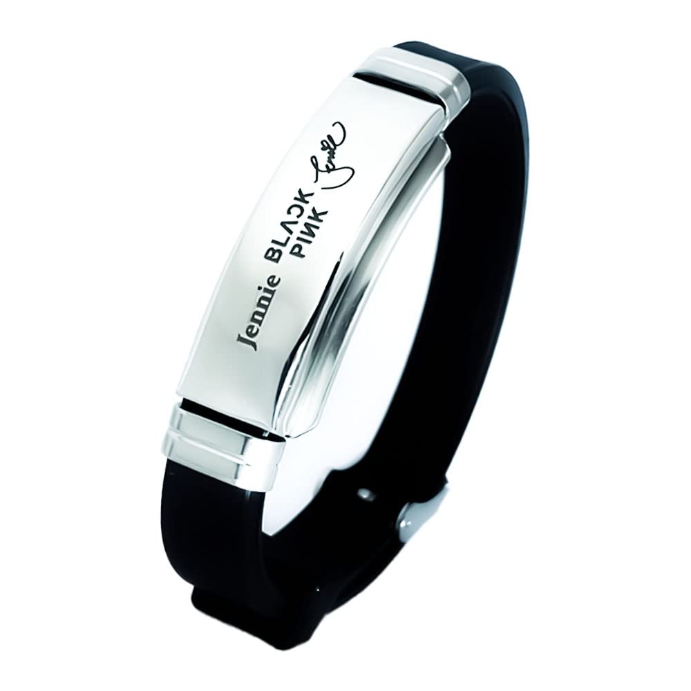 Vientiq Jennies Signature Printed Silicon Wristband Bracelet for Women & Girls (B0C5YNRGNM) Amazon Price History, Amazon Price Tracker