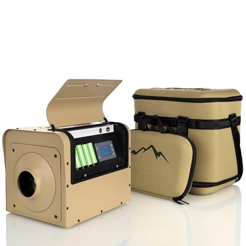 Self-Powered Portable Diesel Heater with Remote and USB