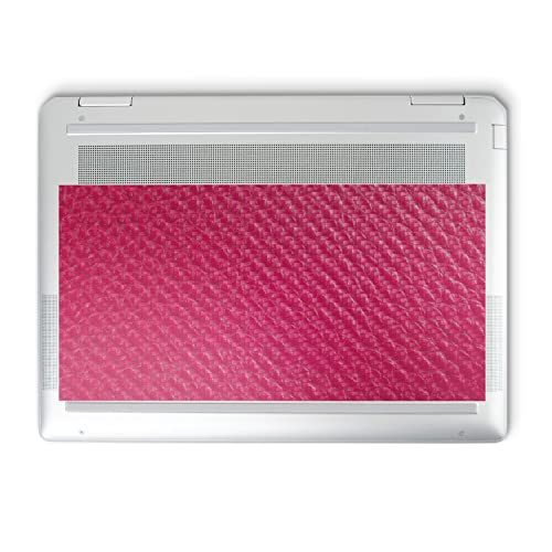 Image of MightySkins Carbon Fiber Skin Compatible with HP Spectre x360 14 inch (2022) Full Wrap Kit - Pink Pleather | Protective, Durable Textured Carbon Fiber Finish | Easy to Apply | Made in The USA