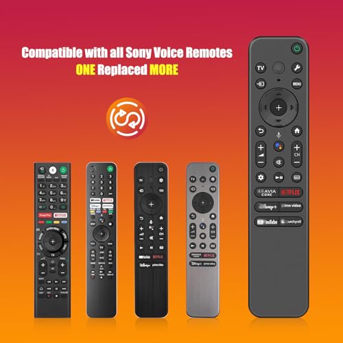 Image of Voice Remote Control Replacement for Sony TV Remote, for Bravia TV Remote,or All Smart LED OLED Series TVs